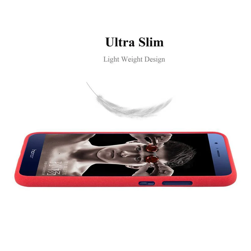 Cadorabo Hülle kompatibel mit Honor 8 PRO Schutzhülle aus flexiblem TPU Silikon