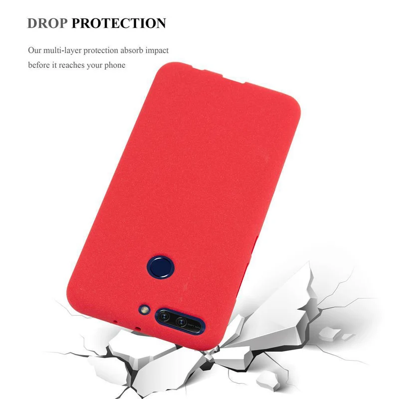 Cadorabo Hülle kompatibel mit Honor 8 PRO Schutzhülle aus flexiblem TPU Silikon