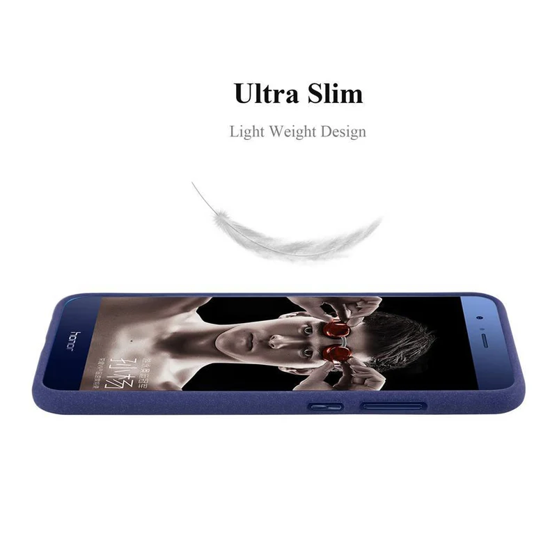 Cadorabo Hülle kompatibel mit Honor 8 PRO Schutzhülle aus flexiblem TPU Silikon