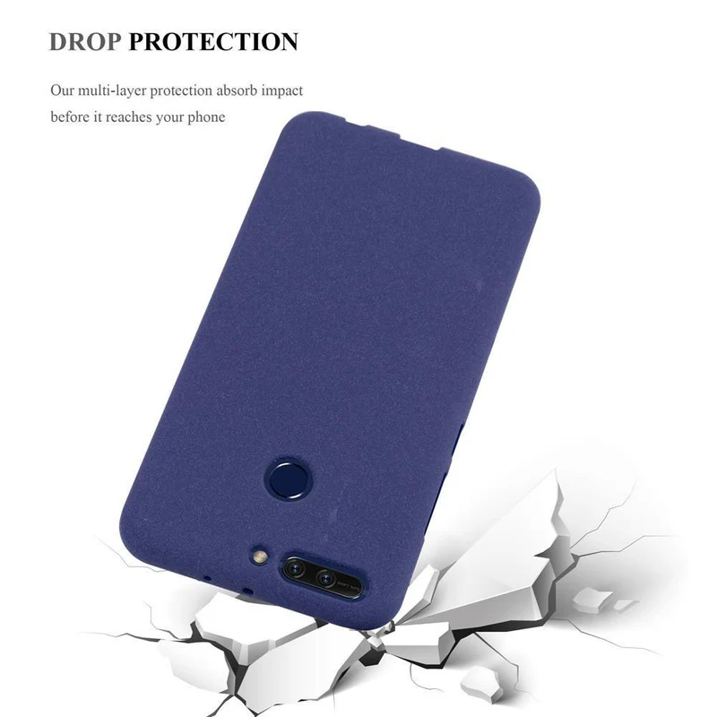 Cadorabo Hülle kompatibel mit Honor 8 PRO Schutzhülle aus flexiblem TPU Silikon