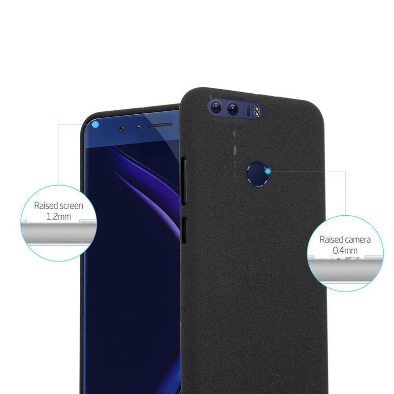 Cadorabo Hülle kompatibel mit Honor 8 / 8 PREMIUM Schutzhülle aus flexiblem TPU Silikon