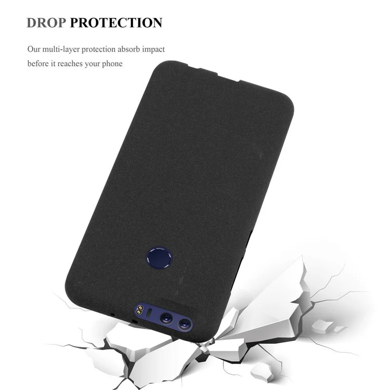 Cadorabo Hülle kompatibel mit Honor 8 / 8 PREMIUM Schutzhülle aus flexiblem TPU Silikon
