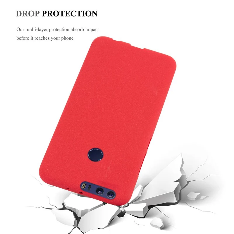 Cadorabo Hülle kompatibel mit Honor 8 / 8 PREMIUM Schutzhülle aus flexiblem TPU Silikon