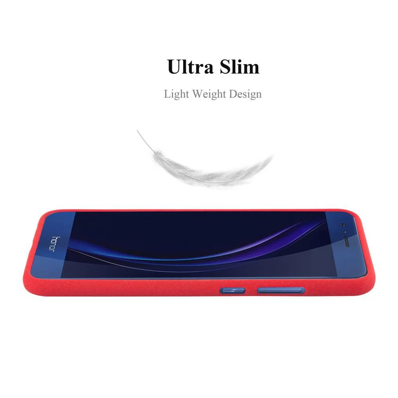 Cadorabo Hülle kompatibel mit Honor 8 / 8 PREMIUM Schutzhülle aus flexiblem TPU Silikon