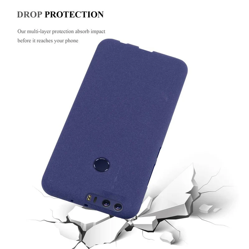 Cadorabo Hülle kompatibel mit Honor 8 / 8 PREMIUM Schutzhülle aus flexiblem TPU Silikon
