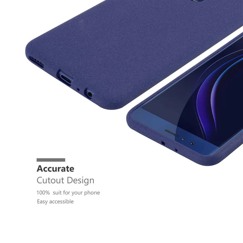 Cadorabo Hülle kompatibel mit Honor 8 / 8 PREMIUM Schutzhülle aus flexiblem TPU Silikon
