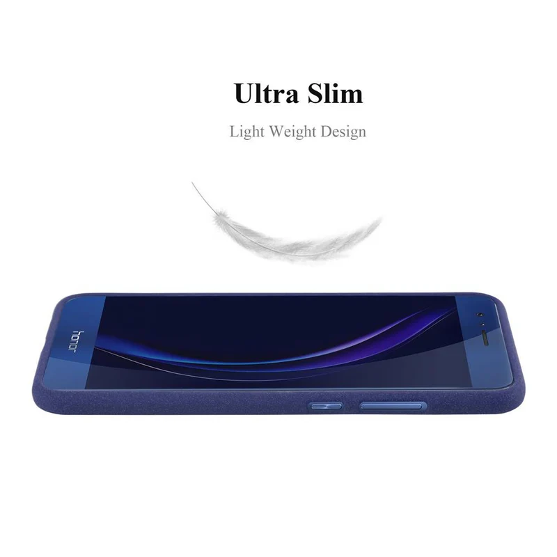 Cadorabo Hülle kompatibel mit Honor 8 / 8 PREMIUM Schutzhülle aus flexiblem TPU Silikon
