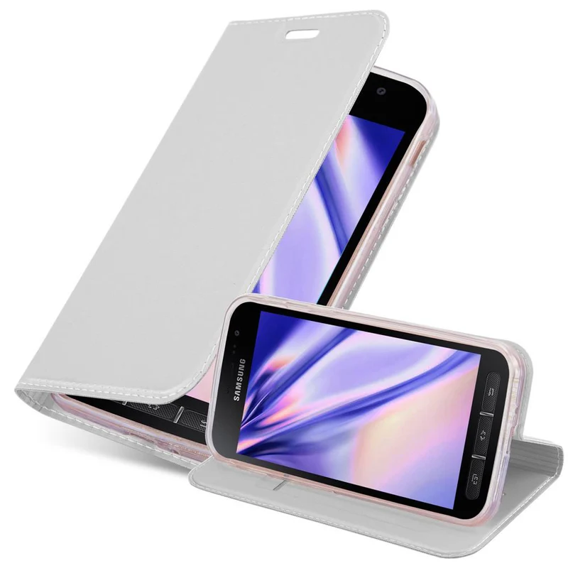 Cadorabo Hülle kompatibel mit Samsung Galaxy XCover 4 / XCover 4s Schutzhülle mit Magnetverschluss, Standfunktion und Kartenfach