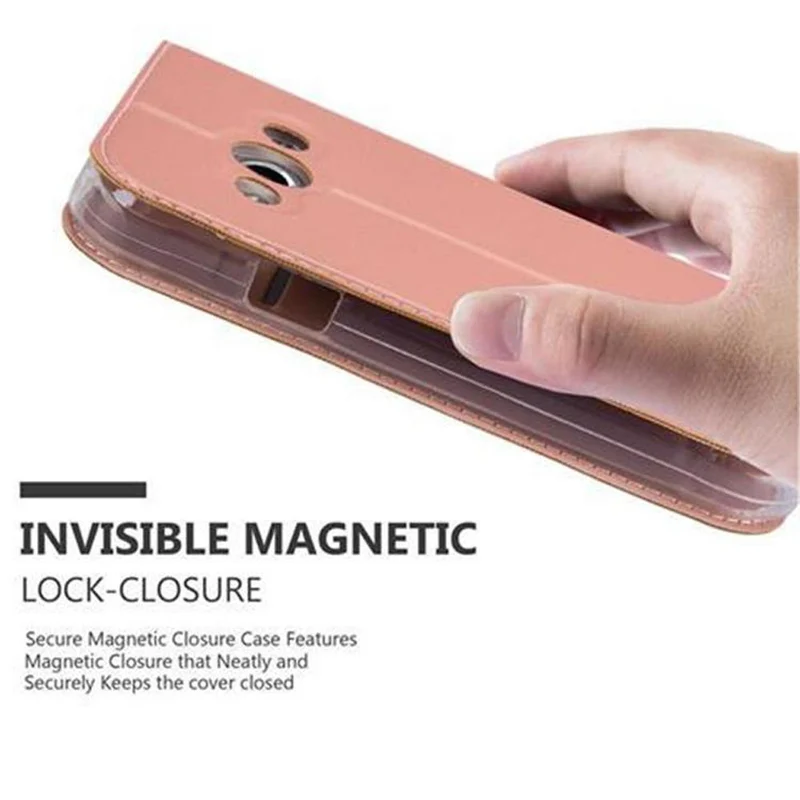 Cadorabo Hülle kompatibel mit Samsung Galaxy XCover 3 Schutzhülle mit Magnetverschluss, Standfunktion und Kartenfach