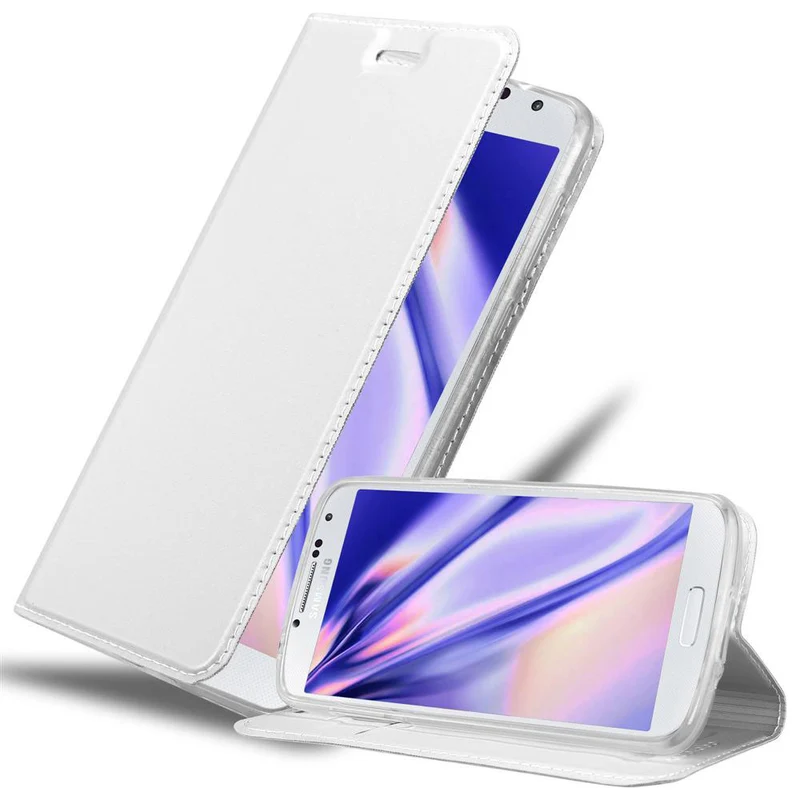 Cadorabo Hülle kompatibel mit Samsung Galaxy S4 Schutzhülle mit Magnetverschluss, Standfunktion und Kartenfach