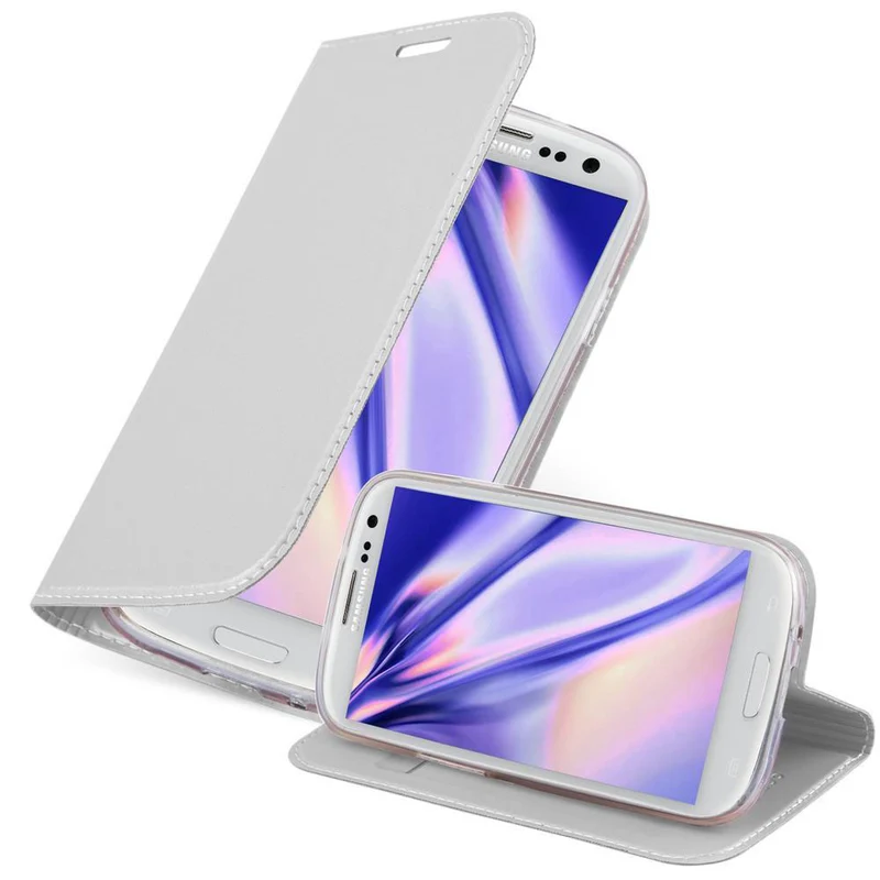 Cadorabo Hülle kompatibel mit Samsung Galaxy S3 / S3 NEO Schutzhülle mit Magnetverschluss, Standfunktion und Kartenfach