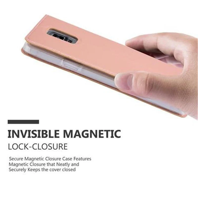 Cadorabo Hülle kompatibel mit Samsung Galaxy NOTE 4 Schutzhülle mit Magnetverschluss, Standfunktion und Kartenfach