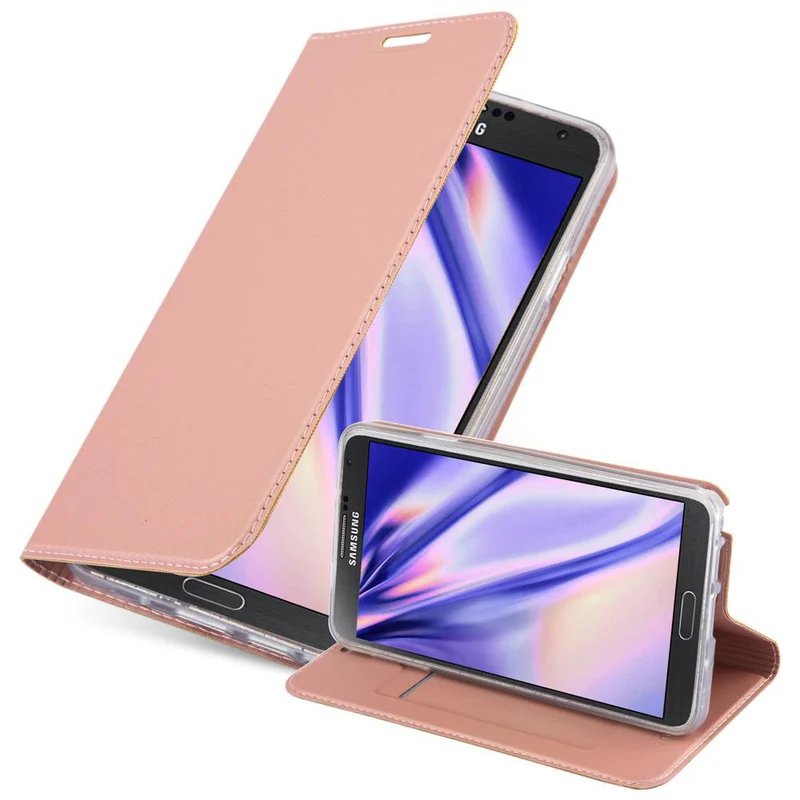 Cadorabo Hülle kompatibel mit Samsung Galaxy NOTE 3 Schutzhülle mit Magnetverschluss, Standfunktion und Kartenfach