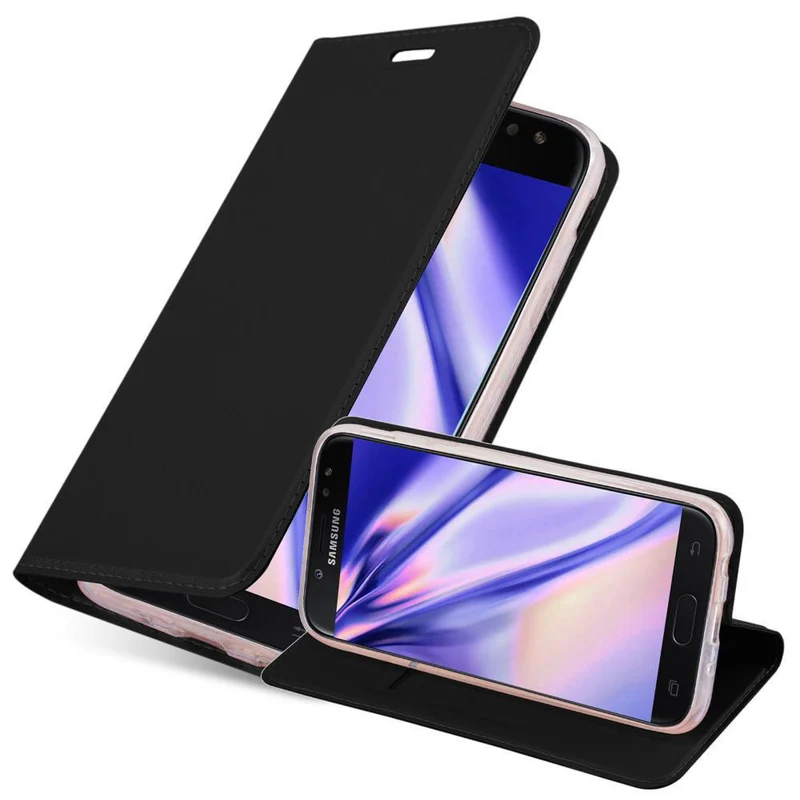 Cadorabo Hülle kompatibel mit Samsung Galaxy J5 2017 / J5 PRO Schutzhülle mit Magnetverschluss, Standfunktion und Kartenfach