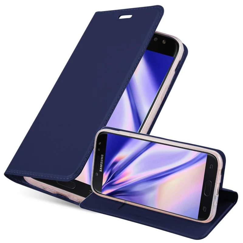 Cadorabo Hülle kompatibel mit Samsung Galaxy J5 2017 / J5 PRO Schutzhülle mit Magnetverschluss, Standfunktion und Kartenfach