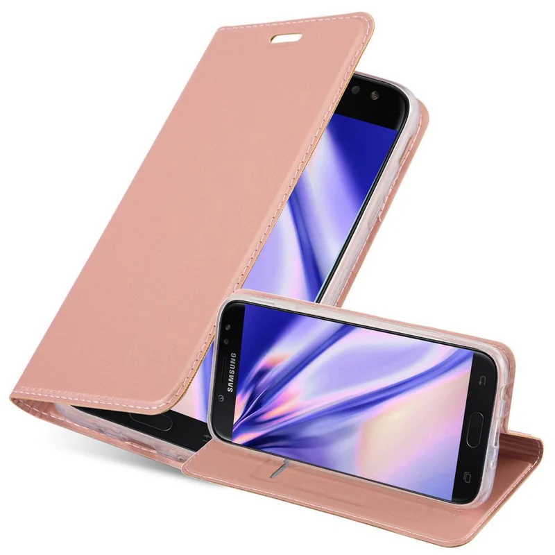 Cadorabo Hülle kompatibel mit Samsung Galaxy J5 2017 / J5 PRO Schutzhülle mit Magnetverschluss, Standfunktion und Kartenfach