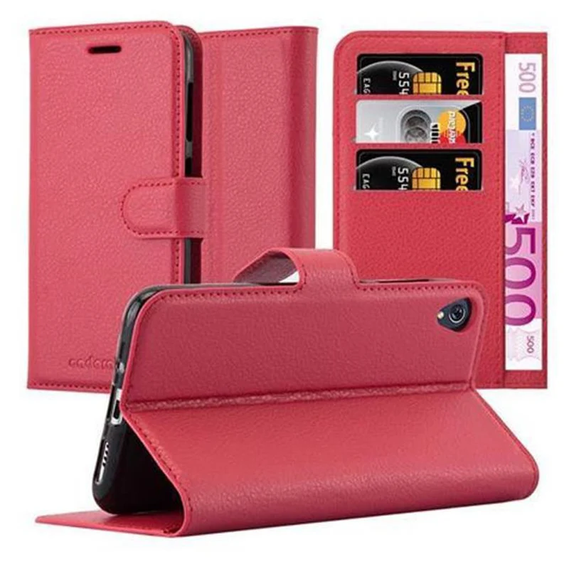 Cadorabo Hülle kompatibel mit Asus ZenFone LIVE / 3 GO Schutzhülle mit Magnetverschluss, Standfunktion und Kartenfach