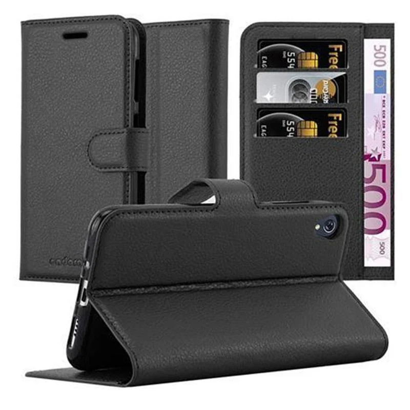 Cadorabo Hülle kompatibel mit Asus ZenFone LIVE / 3 GO Schutzhülle mit Magnetverschluss, Standfunktion und Kartenfach