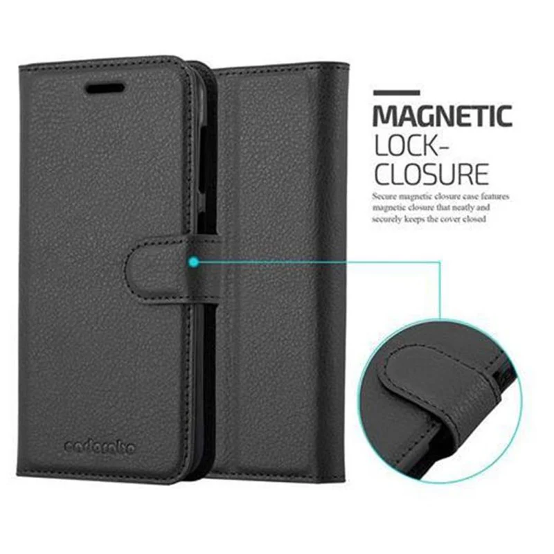 Cadorabo Hülle kompatibel mit Asus ZenFone LIVE / 3 GO Schutzhülle mit Magnetverschluss, Standfunktion und Kartenfach