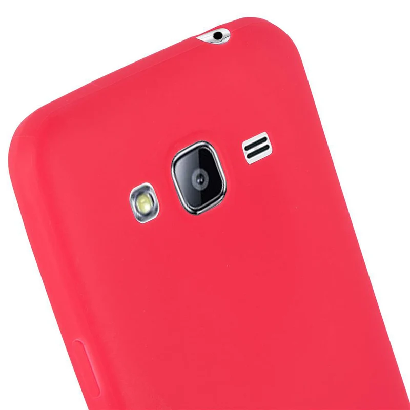 Cadorabo Hülle kompatibel mit Samsung Galaxy J3 2016 Schutzhülle aus flexiblem TPU Silikon
