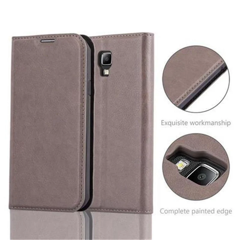 Cadorabo Hülle kompatibel mit Samsung Galaxy S4 ACTIVE Schutzhülle mit Magnetverschluss, Standfunktion und Kartenfach