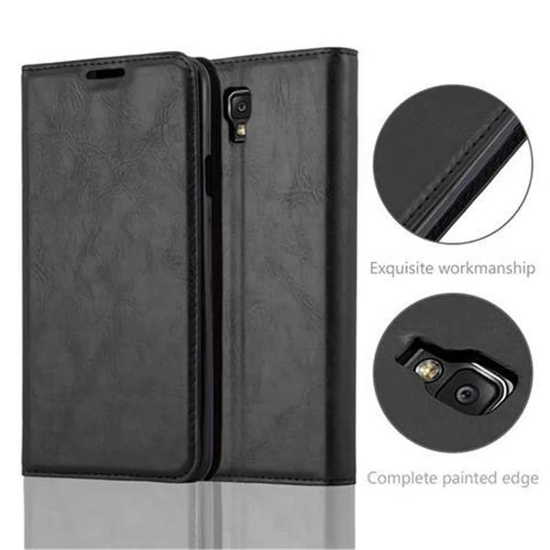 Cadorabo Hülle kompatibel mit Samsung Galaxy NOTE 3 NEO Schutzhülle mit Magnetverschluss, Standfunktion und Kartenfach