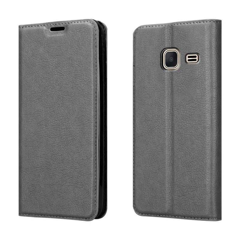 Cadorabo Hülle kompatibel mit Samsung Galaxy J1 MINI Schutzhülle mit Magnetverschluss, Standfunktion und Kartenfach