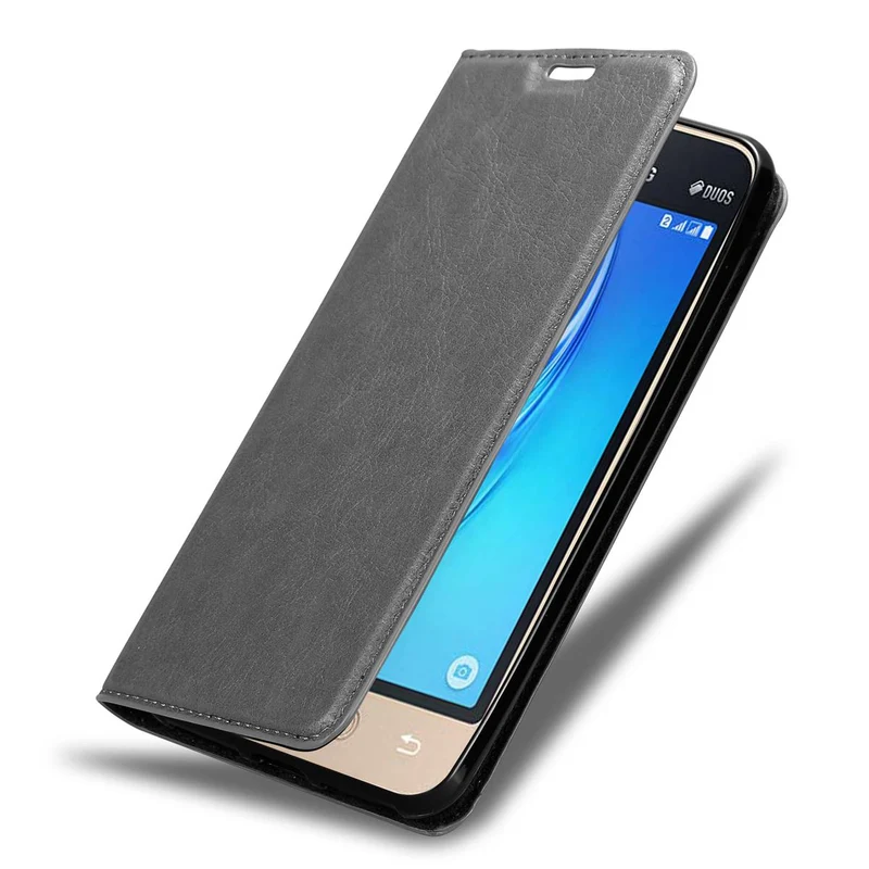 Cadorabo Hülle kompatibel mit Samsung Galaxy J1 MINI Schutzhülle mit Magnetverschluss, Standfunktion und Kartenfach