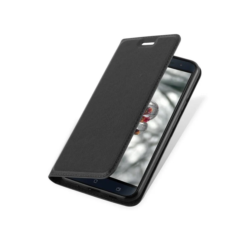 Cadorabo Hülle kompatibel mit Asus ZenFone 3 (5.5 Zoll) Schutzhülle mit Magnetverschluss, Standfunktion und Kartenfach
