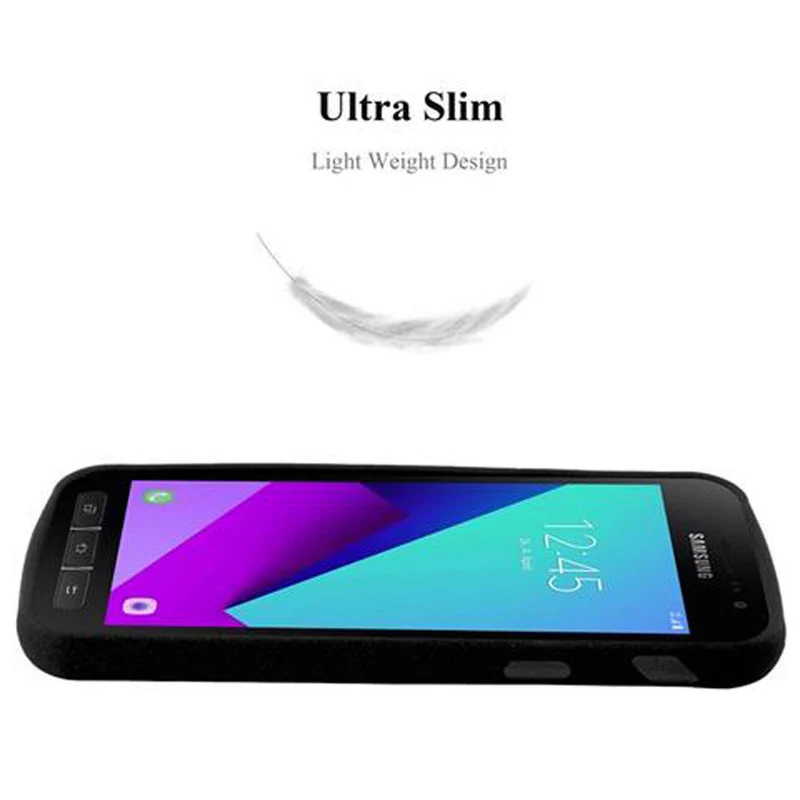 Cadorabo Hülle kompatibel mit Samsung Galaxy XCover 4 / XCover 4s Schutzhülle aus flexiblem TPU Silikon