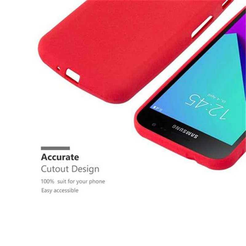 Cadorabo Hülle kompatibel mit Samsung Galaxy XCover 4 / XCover 4s Schutzhülle aus flexiblem TPU Silikon