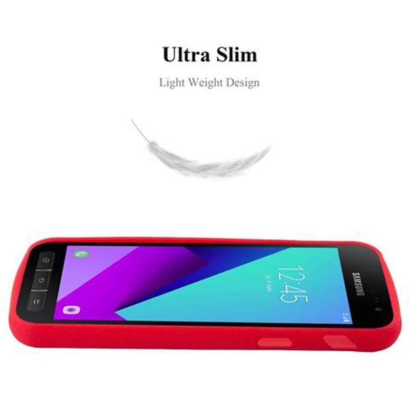Cadorabo Hülle kompatibel mit Samsung Galaxy XCover 4 / XCover 4s Schutzhülle aus flexiblem TPU Silikon