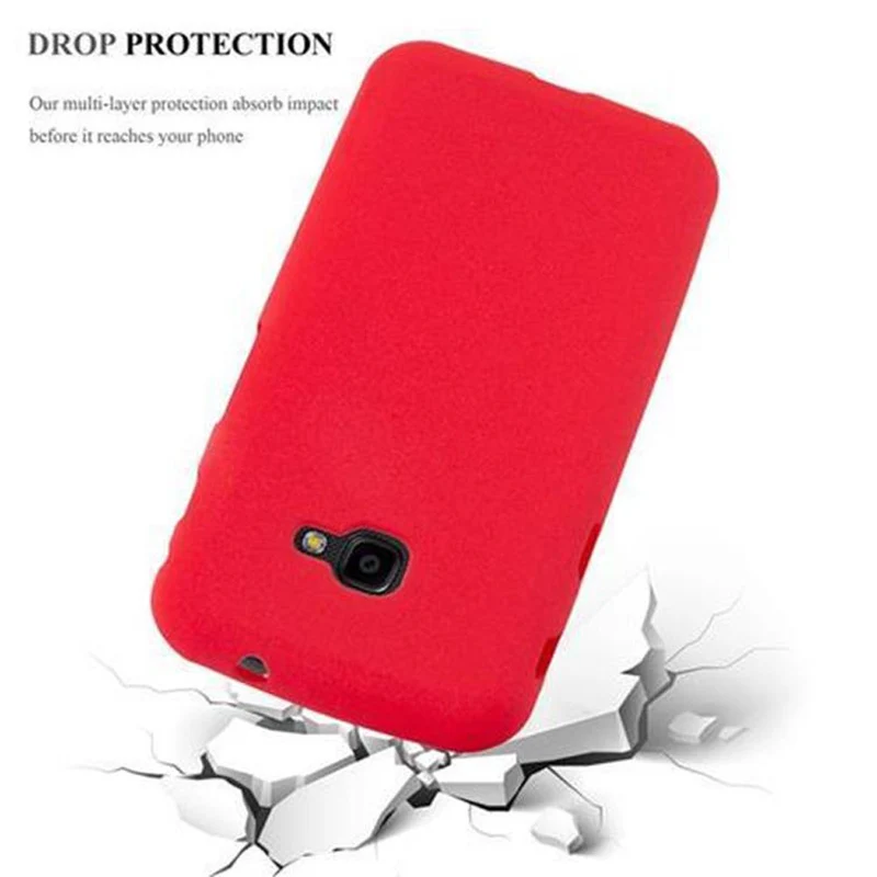 Cadorabo Hülle kompatibel mit Samsung Galaxy XCover 4 / XCover 4s Schutzhülle aus flexiblem TPU Silikon