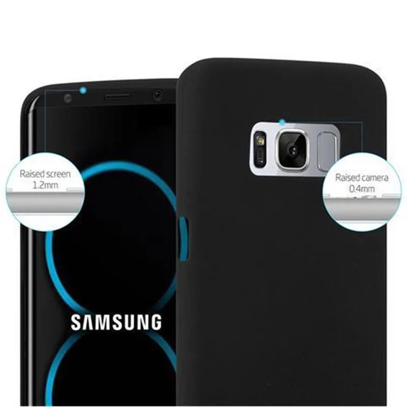 Cadorabo Hülle kompatibel mit Samsung Galaxy S8 PLUS Schutzhülle aus flexiblem TPU Silikon