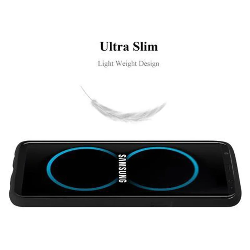 Cadorabo Hülle kompatibel mit Samsung Galaxy S8 PLUS Schutzhülle aus flexiblem TPU Silikon