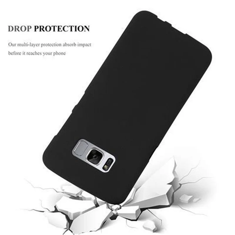 Cadorabo Hülle kompatibel mit Samsung Galaxy S8 PLUS Schutzhülle aus flexiblem TPU Silikon