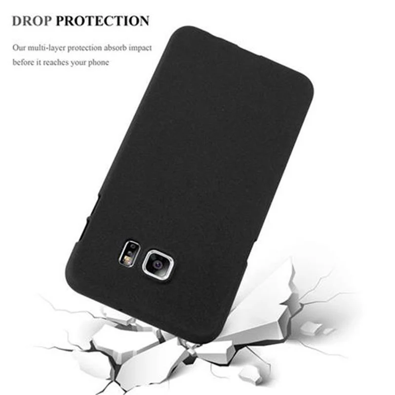 Cadorabo Hülle kompatibel mit Samsung Galaxy S6 EDGE PLUS Schutzhülle aus flexiblem TPU Silikon