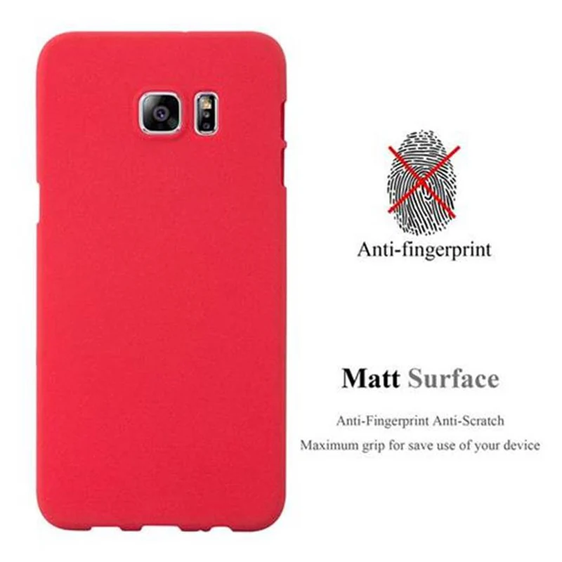 Cadorabo Hülle kompatibel mit Samsung Galaxy S6 EDGE PLUS Schutzhülle aus flexiblem TPU Silikon
