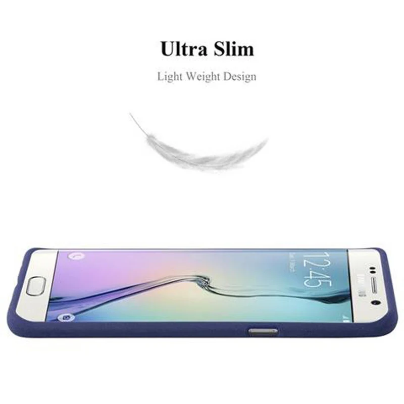 Cadorabo Hülle kompatibel mit Samsung Galaxy S6 EDGE PLUS Schutzhülle aus flexiblem TPU Silikon