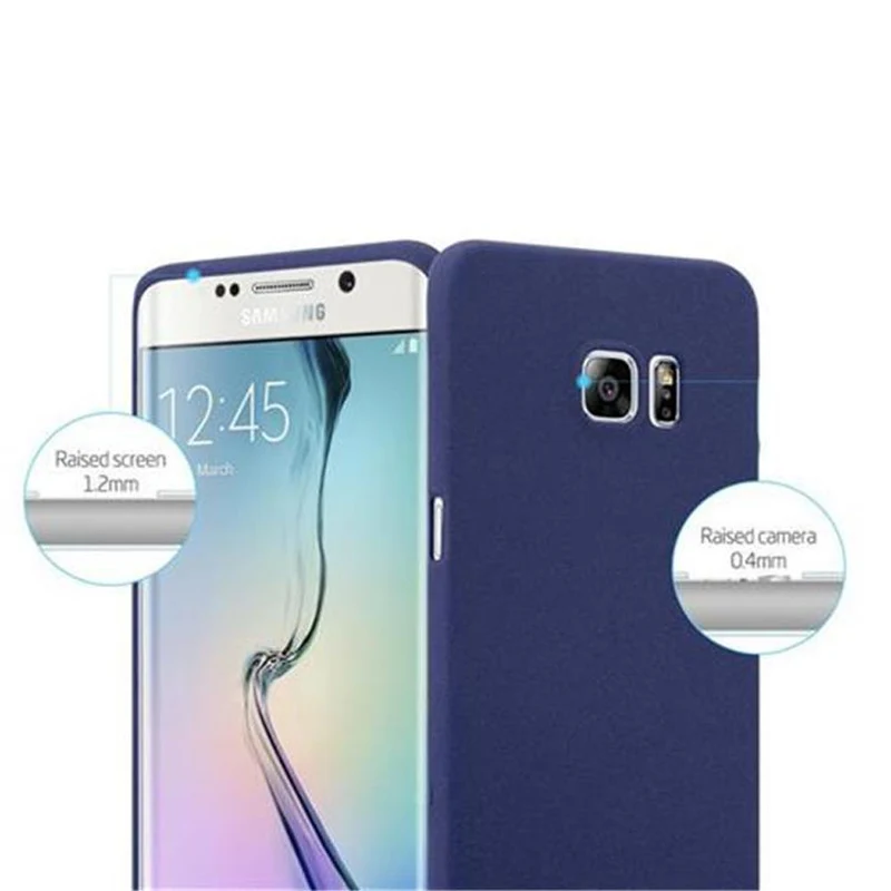 Cadorabo Hülle kompatibel mit Samsung Galaxy S6 EDGE PLUS Schutzhülle aus flexiblem TPU Silikon