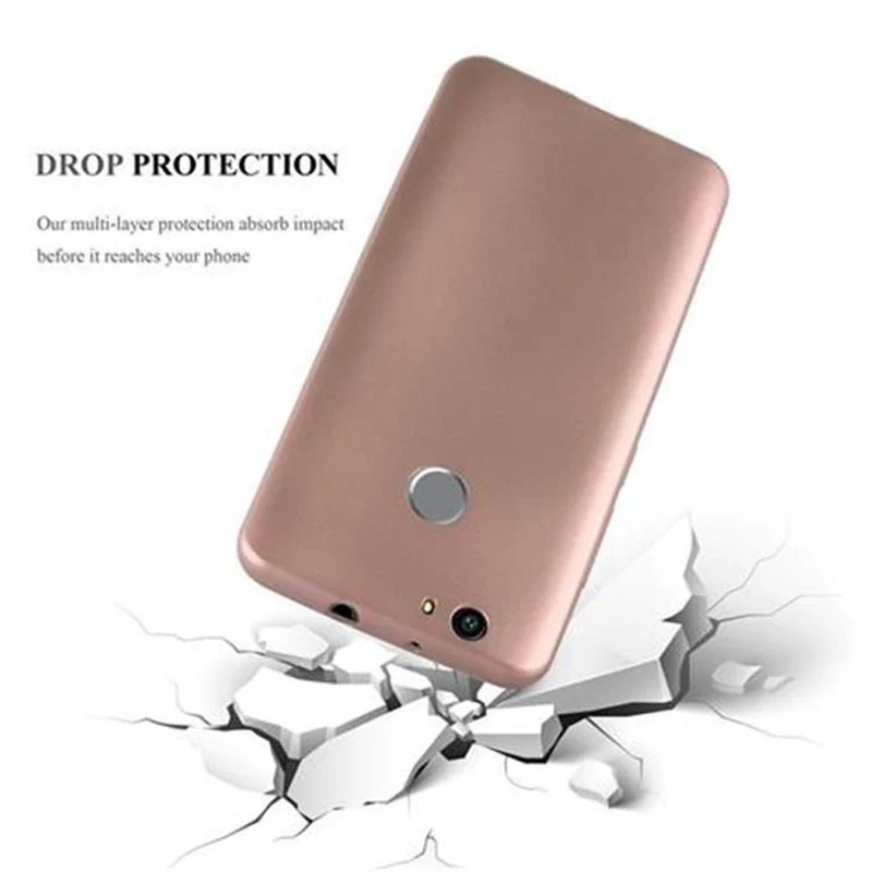 Cadorabo Hülle kompatibel mit Huawei NOVA Schutzhülle aus flexiblem TPU Silikon