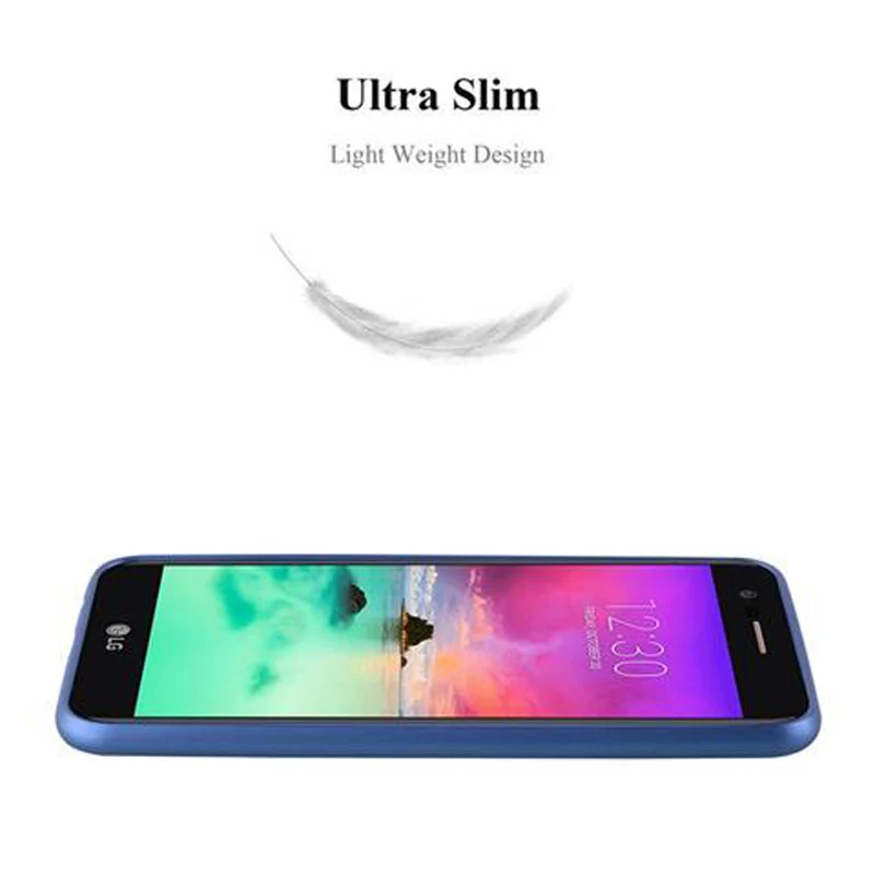 Cadorabo Hülle kompatibel mit LG K10 2017 Schutzhülle aus flexiblem TPU Silikon