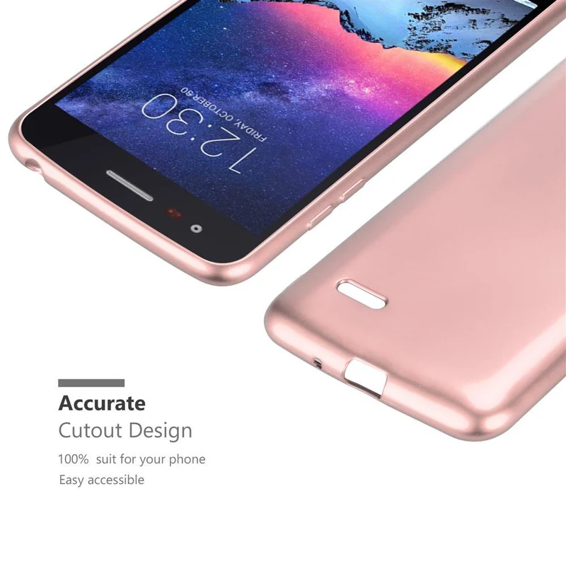 Cadorabo Hülle kompatibel mit LG K8 2017 Schutzhülle aus flexiblem TPU Silikon