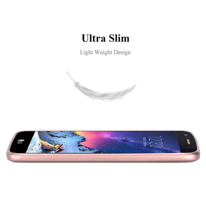 Cadorabo Hülle kompatibel mit LG K8 2017 Schutzhülle aus flexiblem TPU Silikon