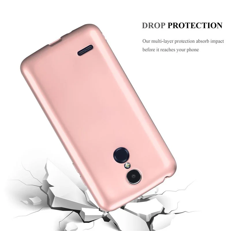 Cadorabo Hülle kompatibel mit LG K8 2017 Schutzhülle aus flexiblem TPU Silikon