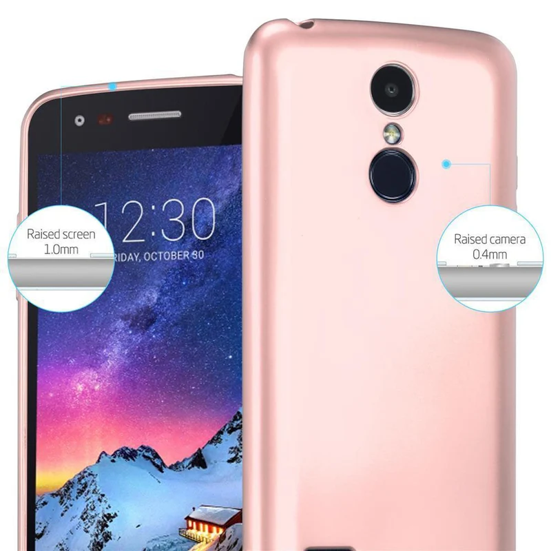 Cadorabo Hülle kompatibel mit LG K8 2017 Schutzhülle aus flexiblem TPU Silikon