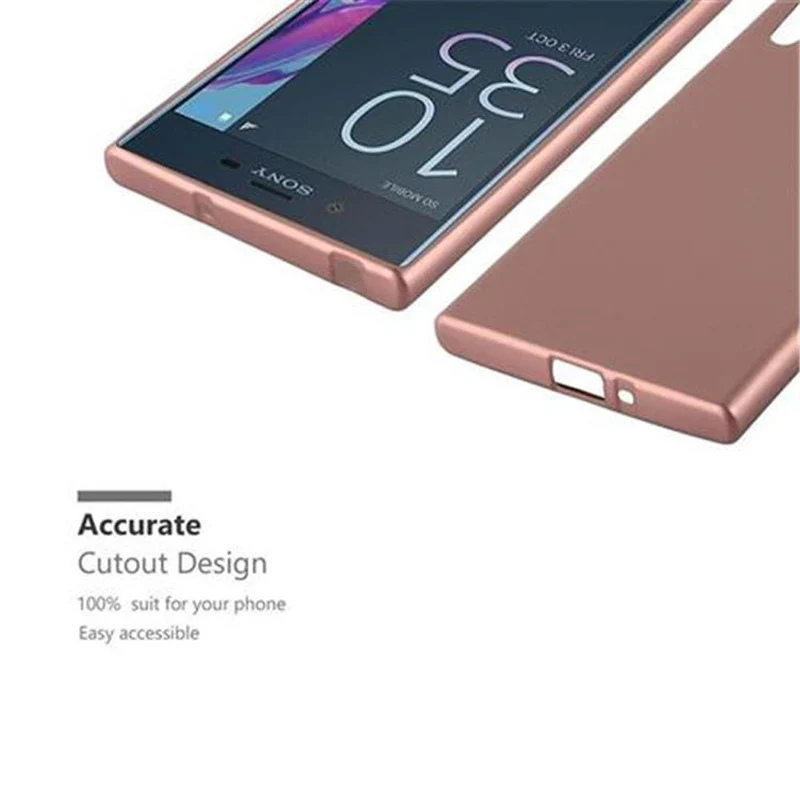 Cadorabo Hülle kompatibel mit Sony Xperia XZ / XZs Schutzhülle aus flexiblem TPU Silikon