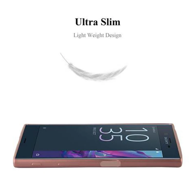 Cadorabo Hülle kompatibel mit Sony Xperia XZ / XZs Schutzhülle aus flexiblem TPU Silikon