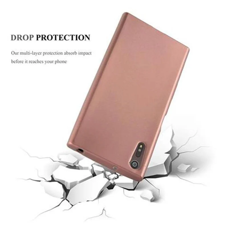Cadorabo Hülle kompatibel mit Sony Xperia XZ / XZs Schutzhülle aus flexiblem TPU Silikon