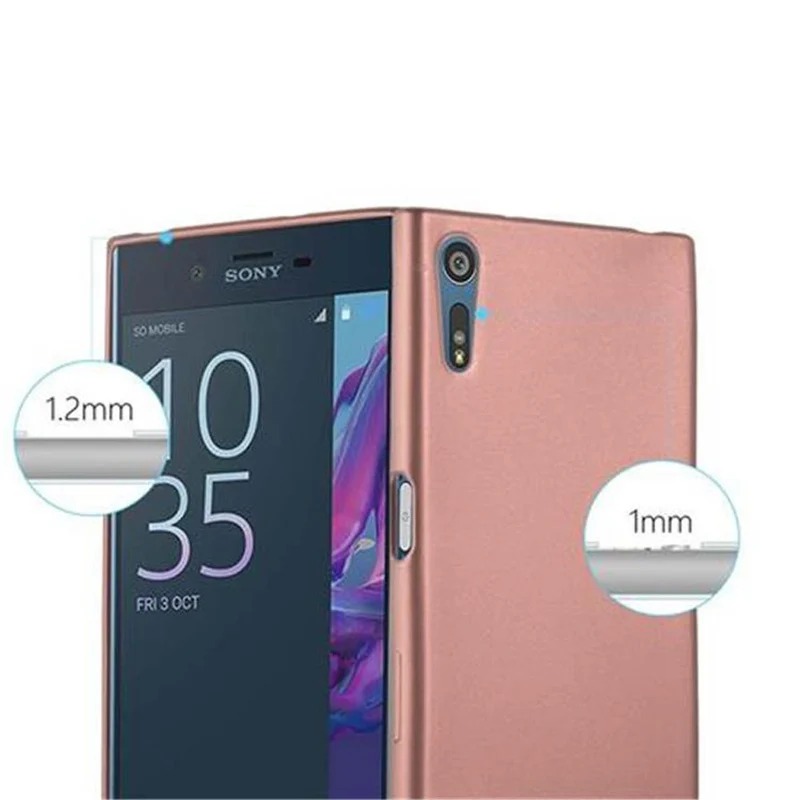 Cadorabo Hülle kompatibel mit Sony Xperia XZ / XZs Schutzhülle aus flexiblem TPU Silikon
